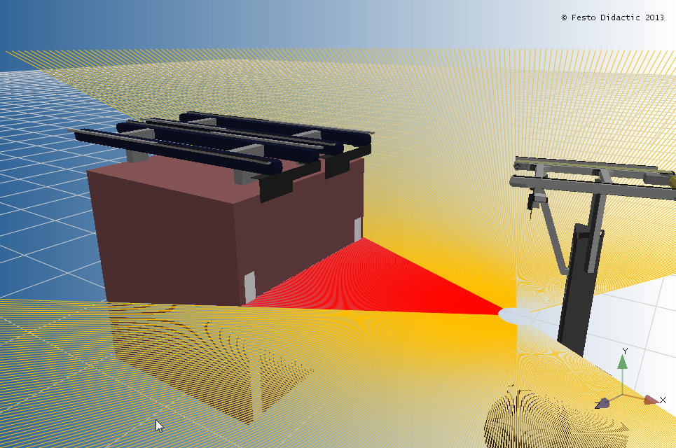 Robotino3 docking to MPS using laser rangefinder
